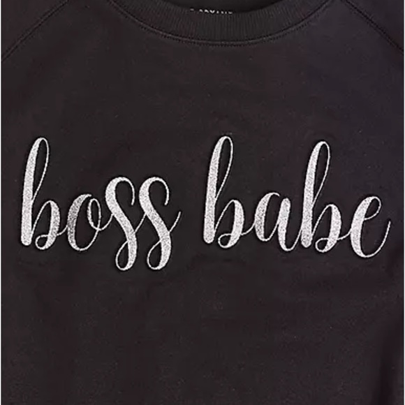 Classic Smocked-Hem Boss Babe
Graphic Sweatshirt - Picture 3 of 3